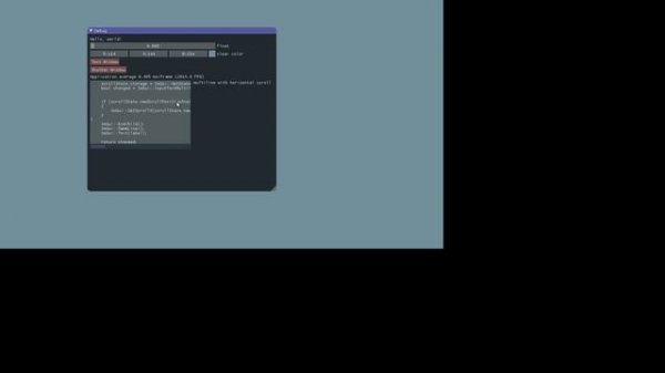 ImGui Input Text Multiline Horizontal Scrolling