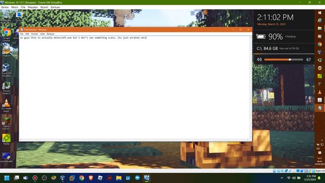 playing pirated version of minecraft (minecraft.exe) & Chaoscraft смотреть онлайн
