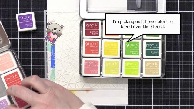 Capsule Card 5 - Cute Valentine's Bear, Easy Ink Blending & Watercoloring смотреть онлайн