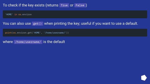 How do I access environment variables in Python? смотреть онлайн