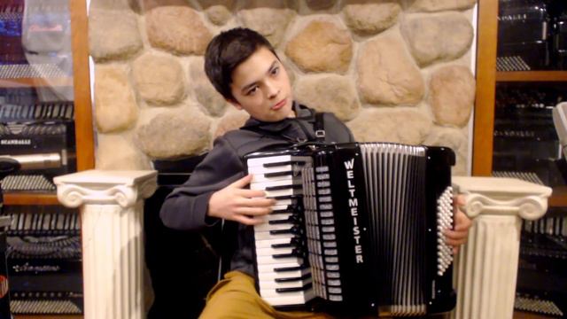 WELTKRI3060BK - Black Weltmeister Kristall Piano Accordion LMM 30 60 $2299 смотреть онлайн