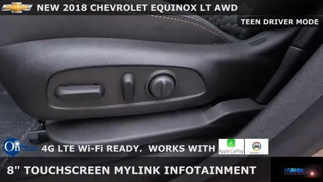 ReaumeChev NEW 2018 Chevrolet Equinox LT AWD 18-0060 смотреть онлайн