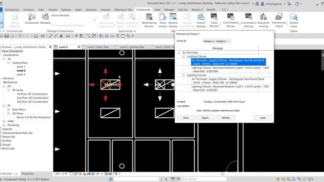 REVIT MEP 2021 - STEP BY STEP TUTORIAL 21 - CHECKING AND FIXING INTERFERENCE CONDITIONS смотреть онлайн