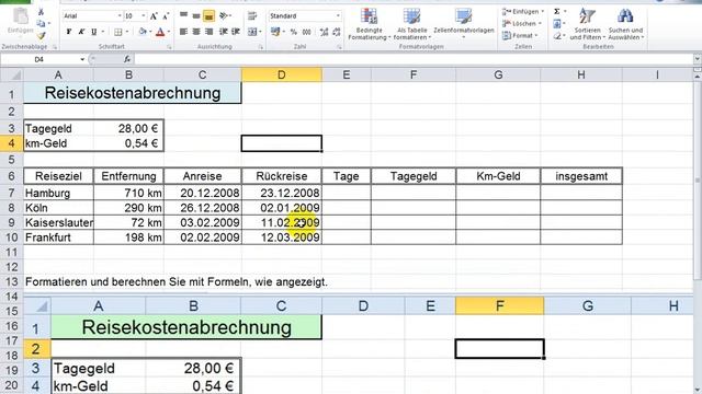 04 Berechnungen Aufgabe4 - Reisekostenabrechnung смотреть онлайн