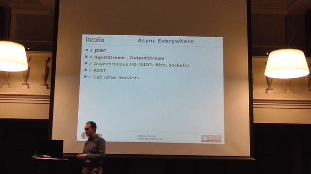 Scale your Web Applications with Servlet 3.1 Async I/O, Part 1, Speaker: Simone Bordet смотреть онлайн