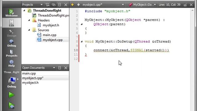 C++ Qt 35 - QThread part 6 - Threading done correctly in Qt смотреть онлайн