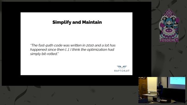RaptorJIT: a fast, dynamic systems programming language Forking LuaJIT to target heavy-duty server смотреть онлайн