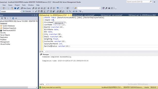 How to Create a Table in SQL Server [SQL CREATE TABLE Statement] смотреть онлайн