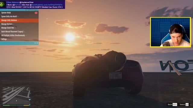 GTA 5: MODDED ROCKET CAR! 9000% More Power!???!! GTA 5 Mod смотреть онлайн