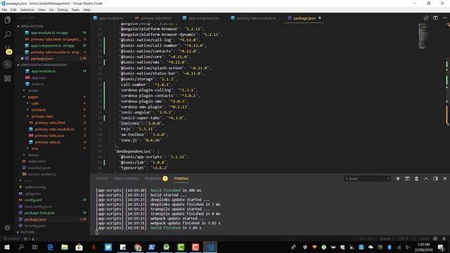 Ionic Challenge - Build A Phone, SMS and Contact Management App - Part 1 смотреть онлайн