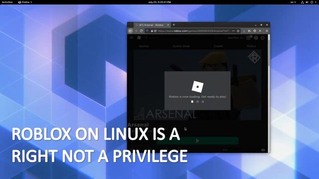 ROBLOX ON LINUX 2020 смотреть онлайн