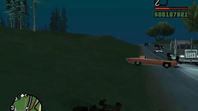 GTA San Andreas: Прыжок веры с машины смотреть онлайн
