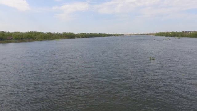 Река Ахтуба, разлив. смотреть онлайн