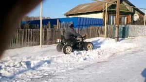 Квадрик из урала зимой