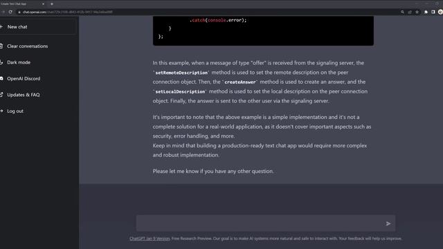 CHAT GPT - Build Chat App in JavaScript & WebRTC || Hindi #chatgpt смотреть онлайн