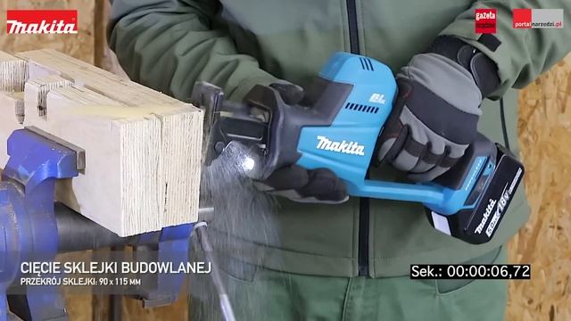 Test piły posuwowej DJR189 18V LXT Malita смотреть онлайн