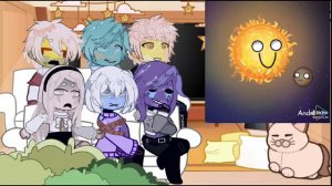 реакция спутников на видео #гача#шк#реакция