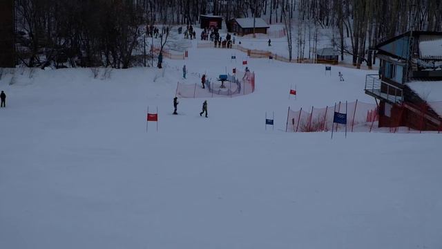 Гора Маяковая, соревнования горные лыжи 26.01.2020 7 лет смотреть онлайн