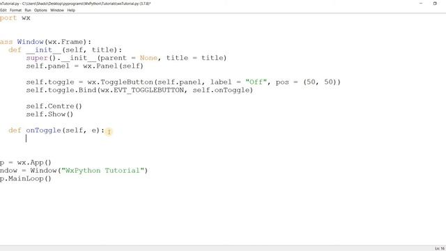 wxPython Tutorial 12: ToggleButton Widget смотреть онлайн