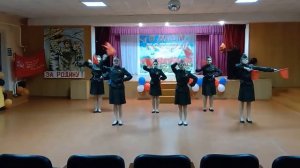 Танцевальный коллектив Улыбка Танец военных регулировщиц, п  Горьковский