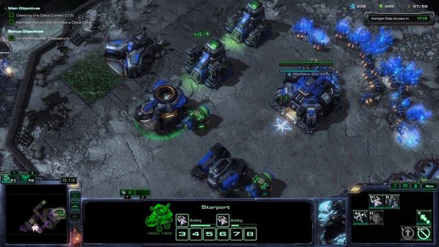 Starcraft II - Wings of Liberty Walkthough #18 - The Moebius Factor (Full Objectives, No Commentary смотреть онлайн