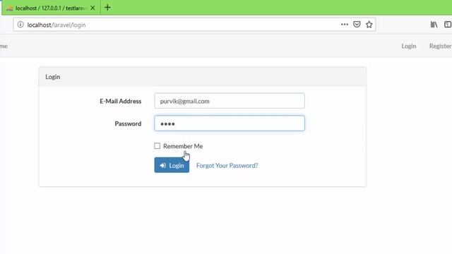 22.Laravel in Hindi : Login System in laravel Part 2 смотреть онлайн