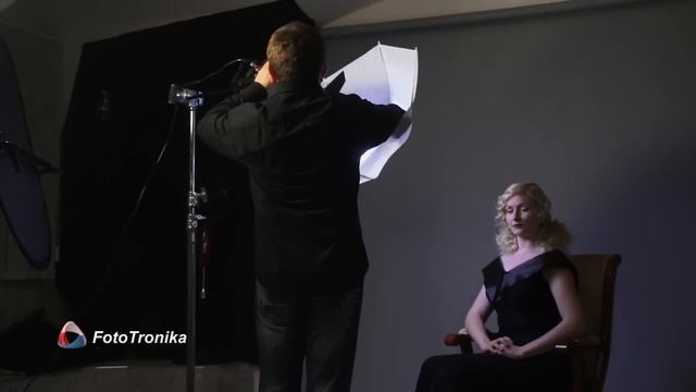 Классический портрет с одним источником постоянного света. смотреть онлайн