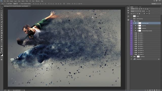 Sandstorm Photoshop Effect with 1 click | #LazyCreation | Free download смотреть онлайн