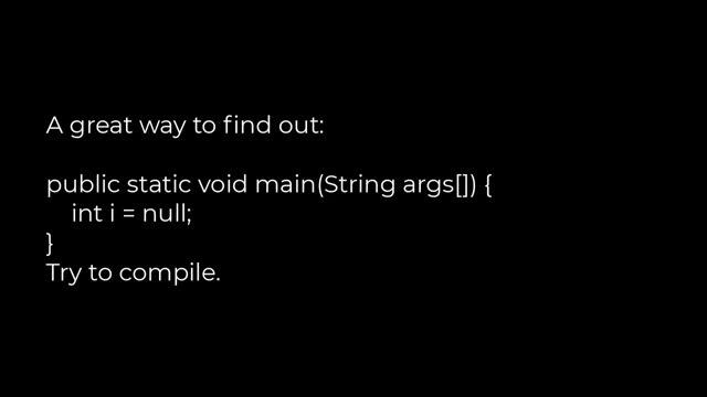 Java :Can an int be null in Java?(5solution) смотреть онлайн