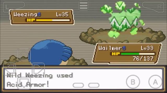 Pokemon Gaia Caught Weezing | GBA Rom Hack смотреть онлайн