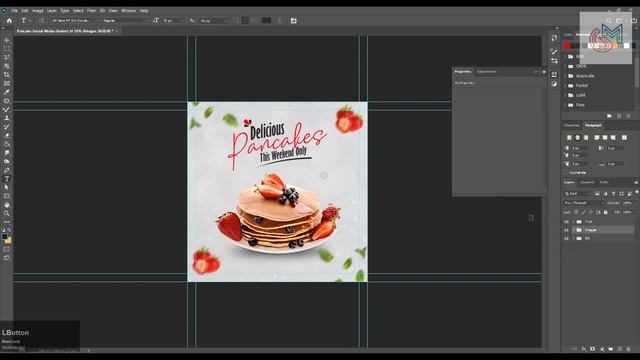 How to Design Pancakes Social Media Banner | Adobe Photoshop Tutorial | Speed Art | Grafix Mentor смотреть онлайн
