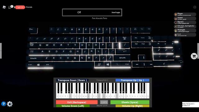 GigaChad theme ROBLOX DIGITAL PIANO *SHEET IN DESC* смотреть онлайн