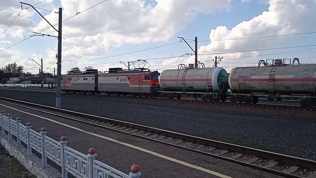ВЛ10-1852 следует по ст. Карбышево-1 | Омск, 1 августа 2023 смотреть онлайн