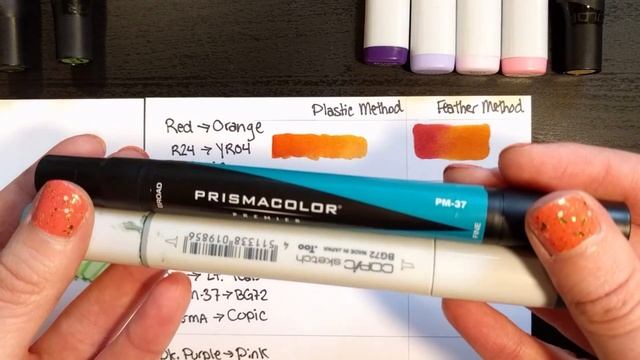 How to blend markers Tutorial: Using Copics and Prismacolors смотреть онлайн