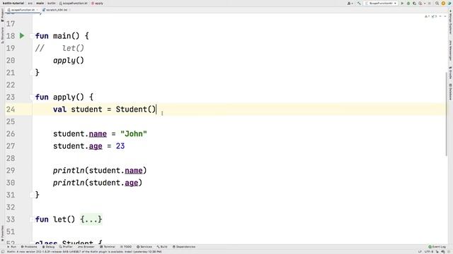 Apply Scope Function | Kotlin | Latest 2021 смотреть онлайн