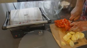 Готовим овощи на электрогриле