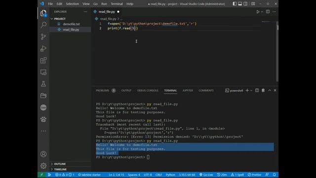 ? Python tutorial for beginners - File Open смотреть онлайн