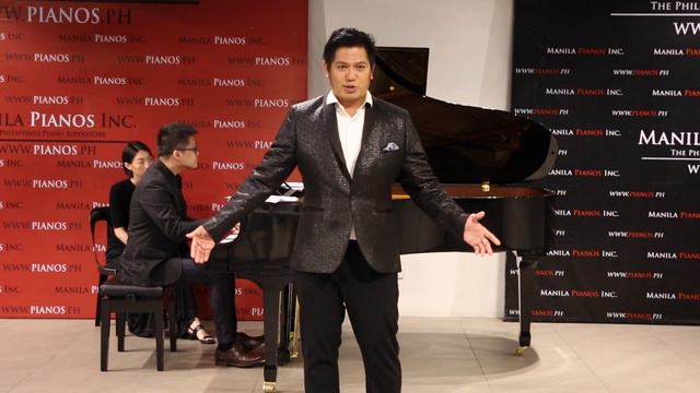 Mozart - Hai gia vinta la causa. Zip Mercado de Guzman, baritone, DIngdong Fiel, piano. смотреть онлайн