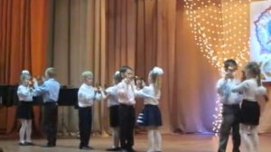 Выступление на День Победы.Танец с ложками.