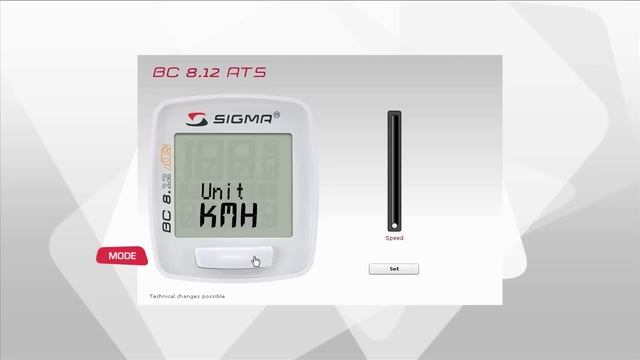 Настройка велокомпьютера Sigma BC 8.12 ATS смотреть онлайн