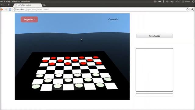 WebGL (Game) - jogo de damas usando GLGE e WebSocket смотреть онлайн