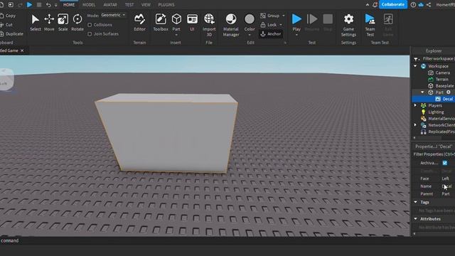 Как нанести фото на парт в Roblox Studio? Туториал по Roblox Studio! смотреть онлайн