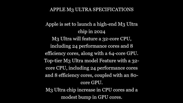 APPLE M3 ULTRA SPECSDETILS LEAKS смотреть онлайн
