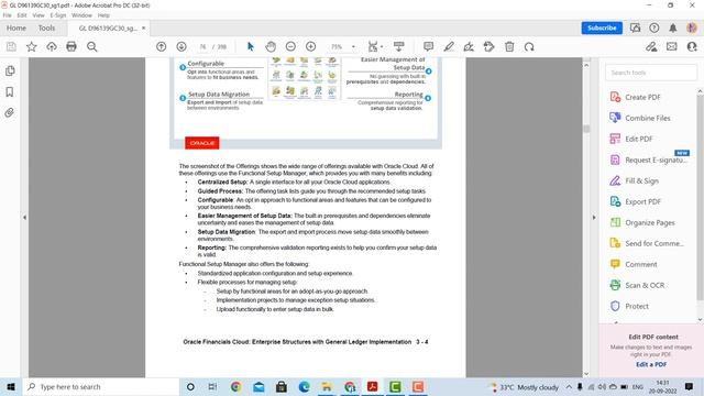 Oracle Functional Financials - Fusion GL thoery 1.3 смотреть онлайн