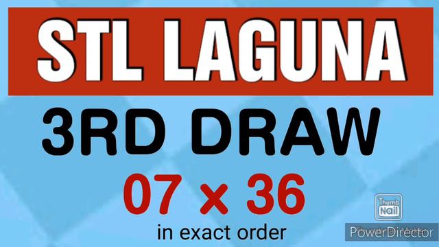 STL LAGUNA RESULT TODAY 3RD DRAW JANUARY 13, 2024  8PM