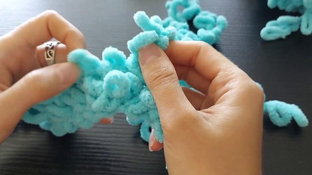 Вязание руками из Alize Puffy Fine? Узор плетёнка. Уроки от Петелькино? смотреть онлайн