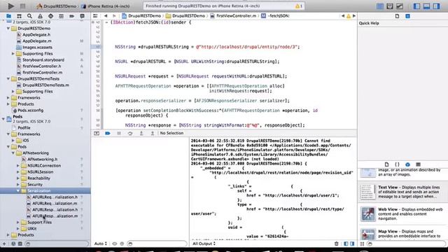Get content on iOS app from Drupal's RESTful webservice with AFNetworking 2.0 смотреть онлайн