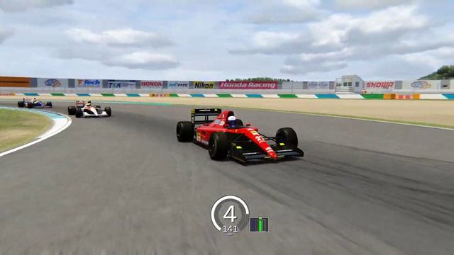 Assetto Corsa: Motegi F1 GP 1991, JAPAN. Senna Prost Mansell смотреть онлайн