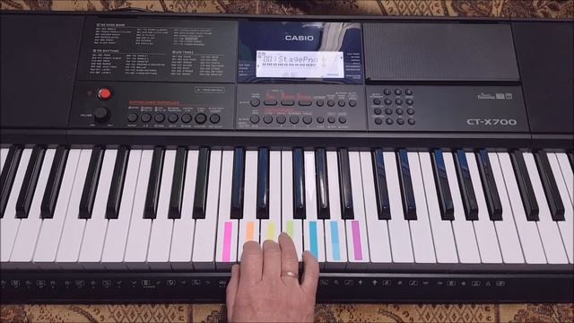 ПАУЧОК. Урок 2 для начинающих играть на фортепиано. смотреть онлайн