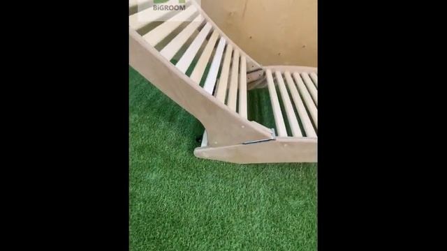 Видеообзор лежак деревянный складной на колесах смотреть онлайн